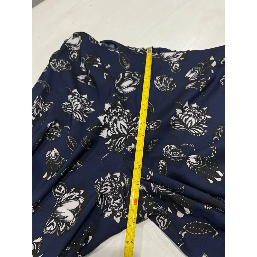 VINCE CAMUTO Womens‎ Floral Wide-Leg Pants size 10 like new
